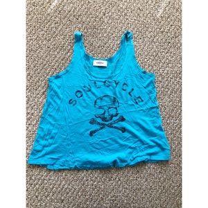 Soulcycle women’s flowy skull tank size XS